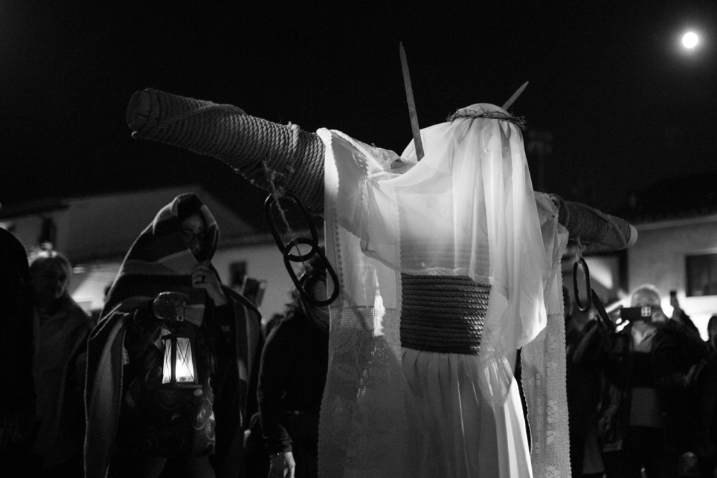 Empalaos de Valverde de la Vera en Semana Santa
